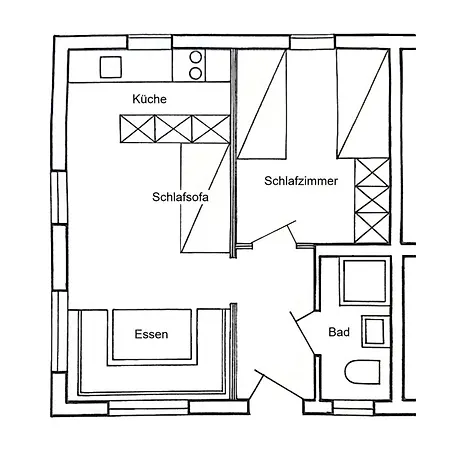شقة Haus 25 1 *